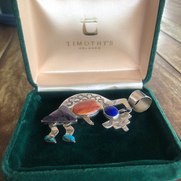 Kokopelli pendant/pin - Picture 3 of 12